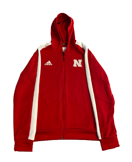 Kobe Webster Nebraska Basketball Team Issued Jacket (Size M)