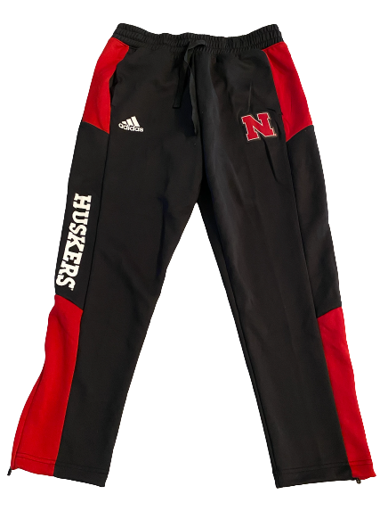 Kobe Webster Nebraska Basketball Team Issued Sweatpants (Size L)