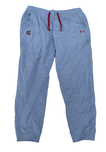 A.J. Wilson South Carolina Basketball Team Issued Travel Sweatpants (Size XL)
