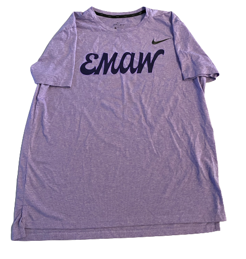 Mike McGuirl Kansas State Basketball Team Issued "EMAW" T-Shirt (Size XL)