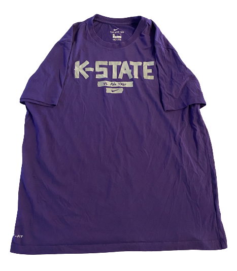 Mike McGuirl Kansas State Basketball Team Issued "K-STATE VS. ALL Y&