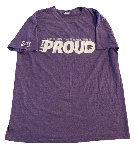 Mike McGuirl Kansas State Basketball "K-State Proud" T-Shirt (Size L)