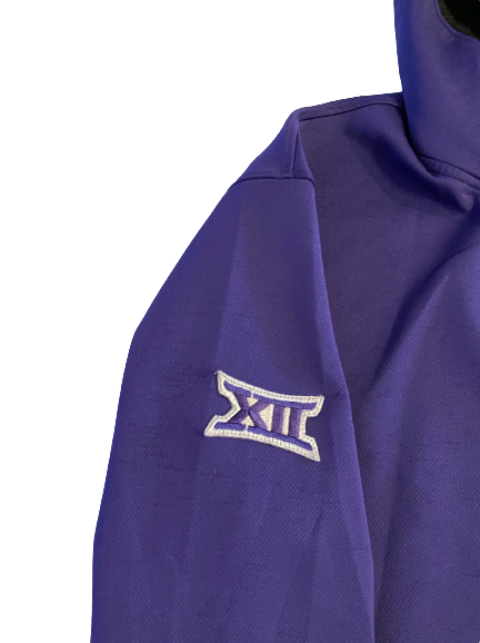Mike McGuirl Kansas State Basketball Team Exclusive Pre-Game Warm-Up Jacket (Size L)