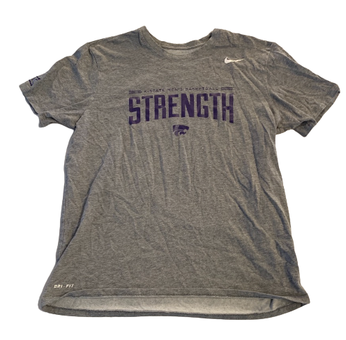 Mike McGuirl Kansas State Basketball Team Exclusive "STRENGTH" Shirt (Size L)