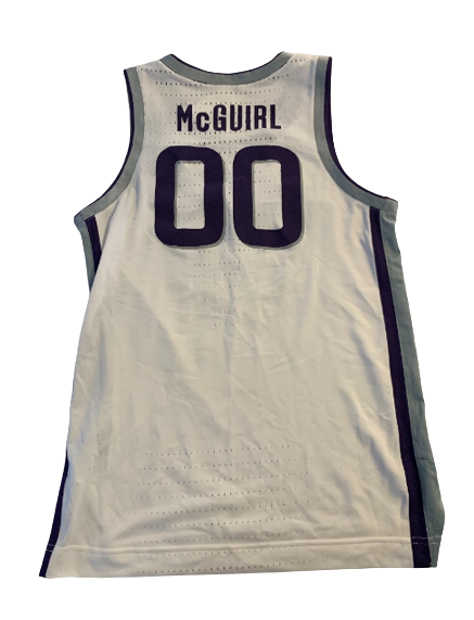 Mike McGuirl Kansas State Basketball 2019-2020 Game Worn Jersey (Size 44)
