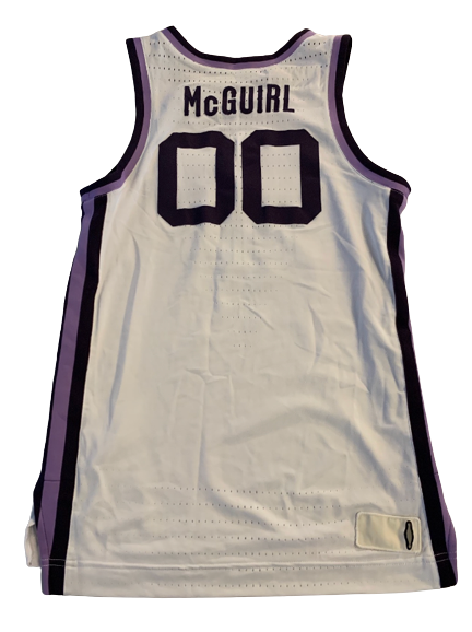 Mike McGuirl Kansas State Basketball 2021-2022 Game Worn Jersey (Size 44)