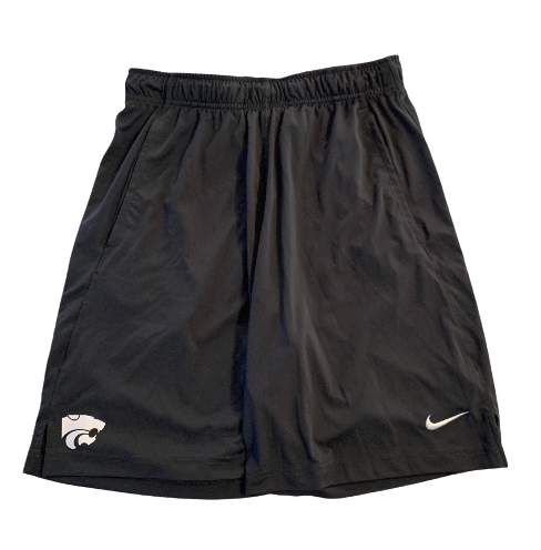 Mike McGuirl Kansas State Basketball Team Issued Workout Shorts (Size M)