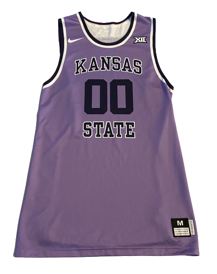Mike McGuirl Kansas State Basketball Game Worn Alternate Jersey (Size M)