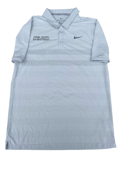 Jamari Wheeler Penn State Basketball Team Issued Travel Polo Shirt (Size M)