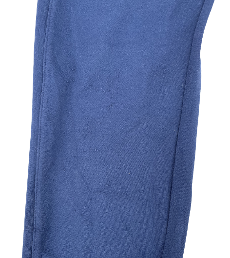 Jamari Wheeler Penn State Basketball Team Issued Travel Sweatpants with Number (Size M)
