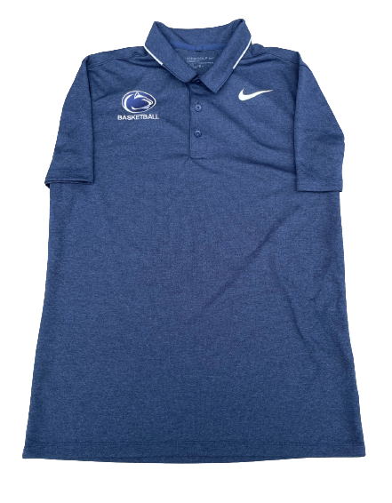 Jamari Wheeler Penn State Basketball Team Issued Travel Polo Shirt (Size M)