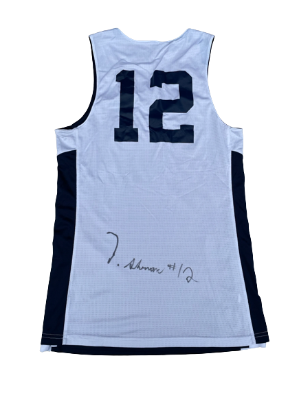 Taz Sherman West Virginia Basketball SIGNED Player Exclusive Reversible Practice Jersey (Size M)