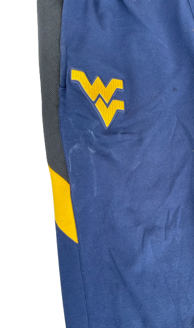 Taz Sherman West Virginia Basketball Team Exclusive Travel Sweatpants (Size LT)