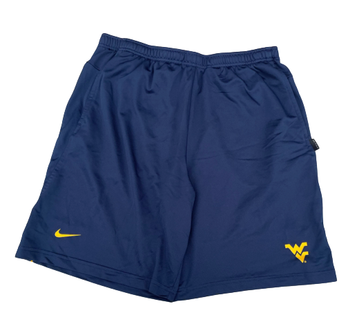 Taz Sherman West Virginia Basketball Team Issued Workout Shorts (Size L)