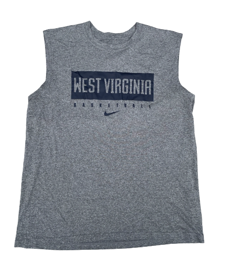 Taz Sherman West Virginia Basketball Team Issued Workout Tank (Size L)