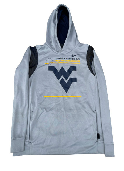Taz Sherman West Virginia Basketball Team Issued Sweatshirt (Size L)