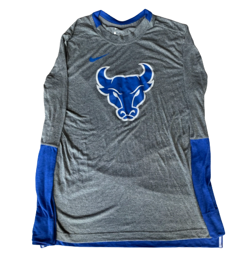Jayvon Graves Buffalo Basketball Team Issued Long Sleeve Shirt (Size L)
