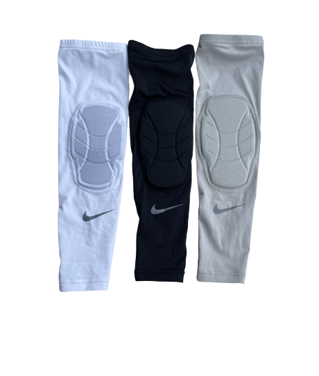 A.J. Reeves Providence Basketball Team Issued Set of (3) Padded Arm Sleeves