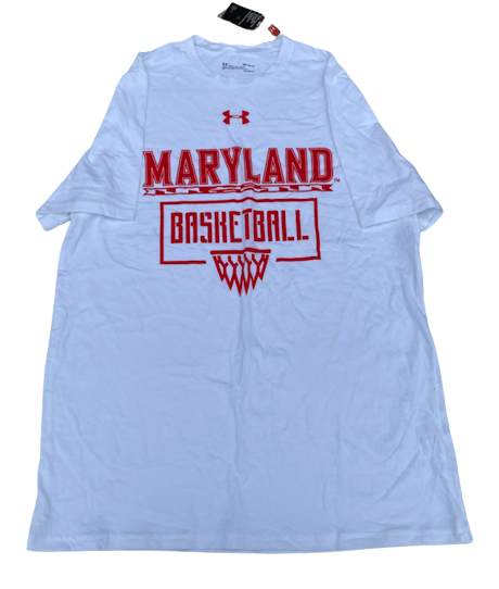 Darryl Morsell Maryland Basketball Team Issued Workout Shirt (Size M) - New with Tags