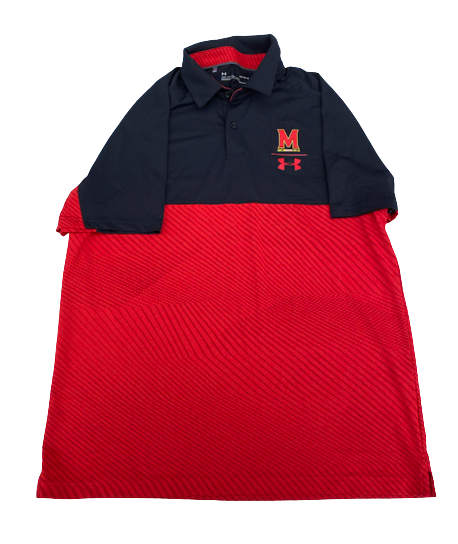 Darryl Morsell Maryland Basketball Team Issued Polo Shirt (Size L)