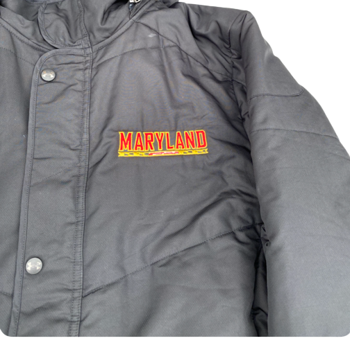 Darryl Morsell Maryland Basketball Team Exclusive Heavy Duty Winter Coat (Size M)
