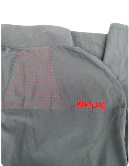 Darryl Morsell Maryland Basketball Team Issued Travel Jacket with 