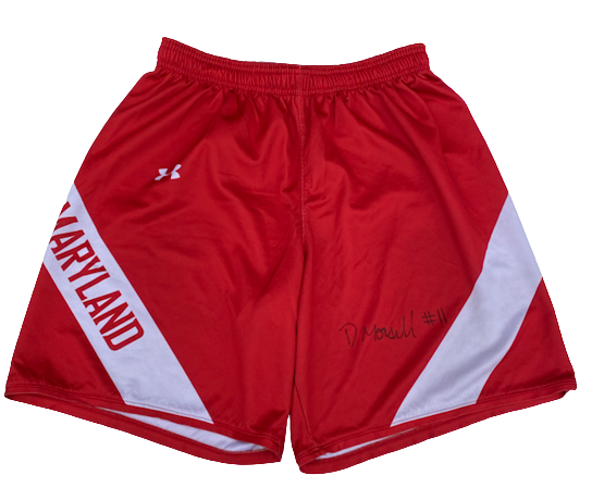 Darryl Morsell Maryland Basketball SIGNED Practice Worn Shorts (Size L)