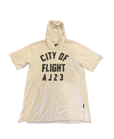 Jordan Brand "CITY OF FLIGHT" Short Sleeve Hoodie (Size L)