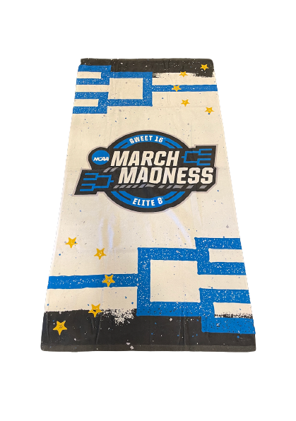 March Madness Tournament Team Issued Set of (2) Bench Towels & (1) Beach Towen