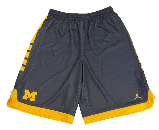 Adrien Nunez Michigan Basketball Exclusive Practice Shorts (Size M)