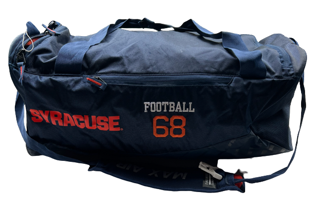 Airon Servais Syracuse Football Team Exclusive Travel Duffel Bag with Number
