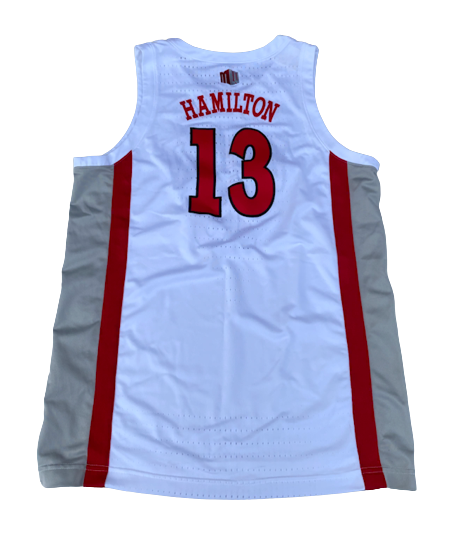 Bryce Hamilton UNLV Basketball 2020-2021 Game Worn Jersey (Size 48)