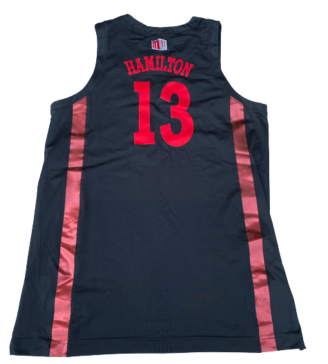 Bryce Hamilton UNLV Basketball 2019-2020 Game Worn Jersey (Size 48)