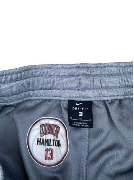 Bryce Hamilton UNLV Basketball Team Issued Travel Sweatpants with Player Tag (Size XL)