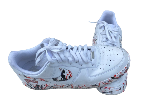 Bryce Hamilton UNLV Basketball Custom Nike Air Force Travel Shoes (Size 12)
