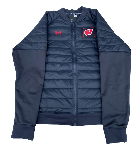 Jack Coan Wisconsin Football Team Issued Jacket (Size L)