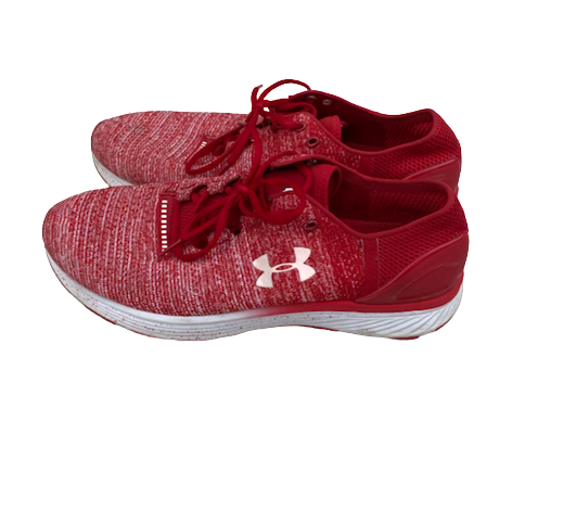 Jack Coan Wisconsin Football Team Issued Shoes (Size 12)