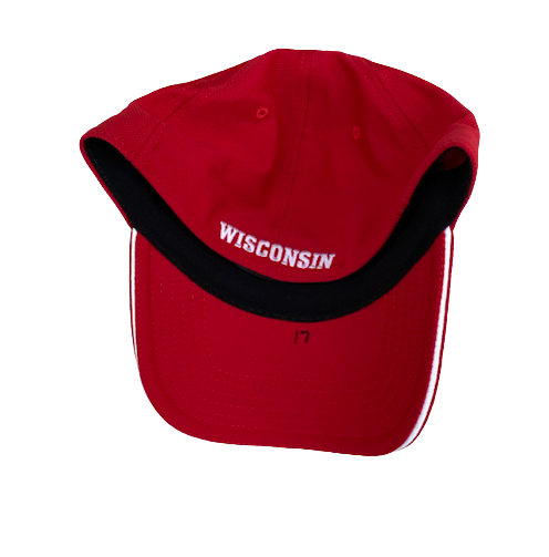 Jack Coan Wisconsin Football Team Issued Set of (2) Hats