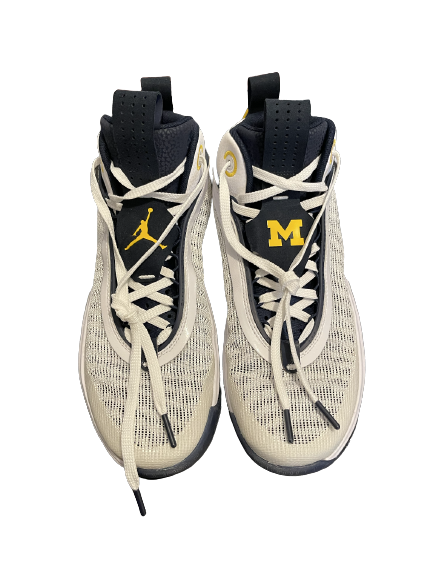 Eli Brooks Michigan Basketball Player Exclusive Air Jordan 36 Shoes (Size 11.5)