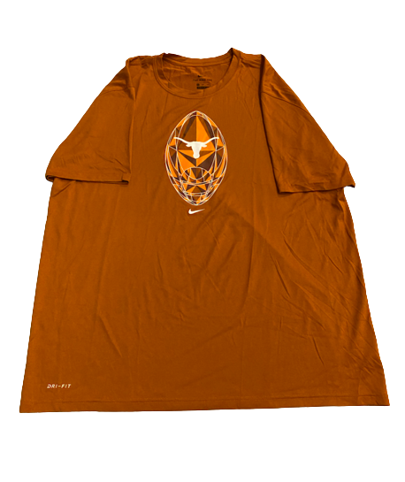 Cade Brewer Texas Football Team Issued Workout Shirt (Size 2XL)