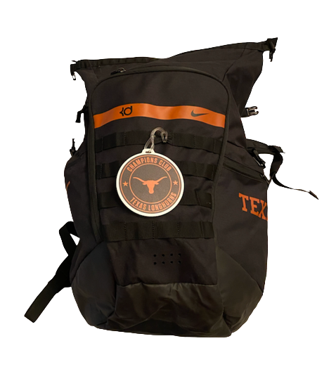 Cade Brewer Texas Football Player Exclusive "KD" Backpack with Champions Club Tag