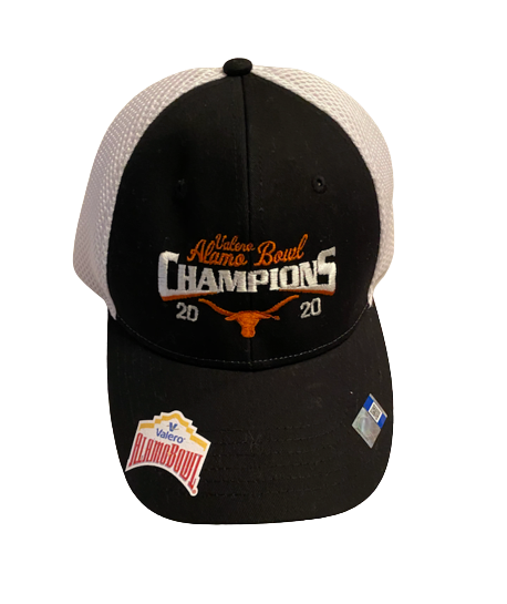 Cade Brewer Texas Football Team Issued 2020 Alamo Bowl Champions Hat