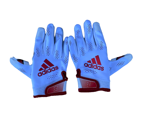 Tyshon Fogg Rutgers Football Player Exclusive Gloves (Size 2XL)