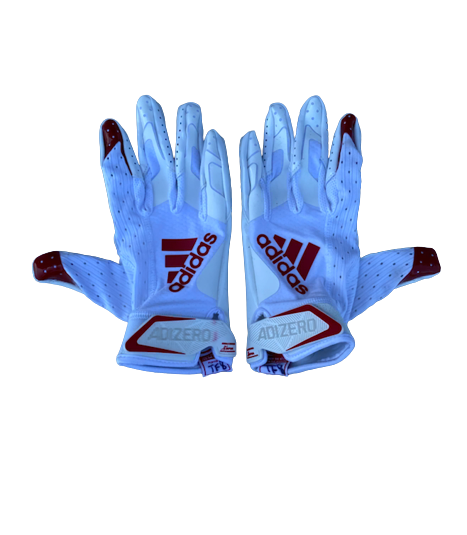 Tyshon Fogg Rutgers Football Player Exclusive Gloves (Size 2XL)