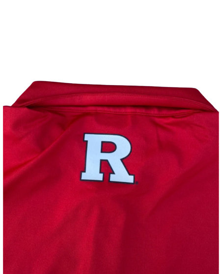 Tyshon Fogg Rutgers Football Team Issued Polo Shirt (Size 2XL) - New with Tags