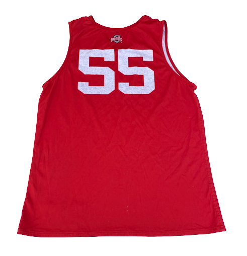 Jamari Wheeler Ohio State Basketball Player Exclusive "LeBron James Brand" Reversible Practice Jersey (Size M)