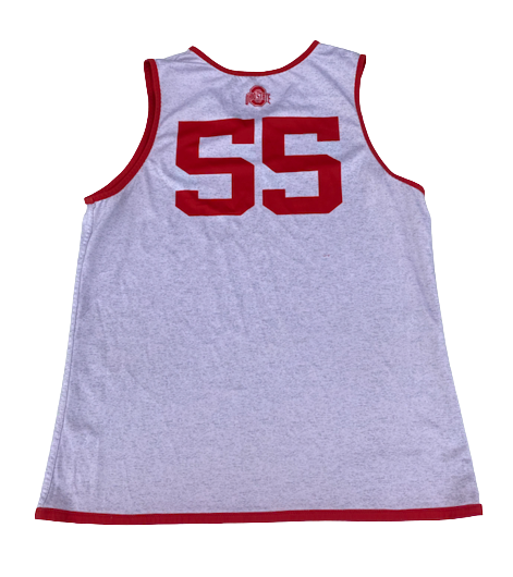 Jamari Wheeler Ohio State Basketball Player Exclusive "LeBron James Brand" Reversible Practice Jersey (Size M)