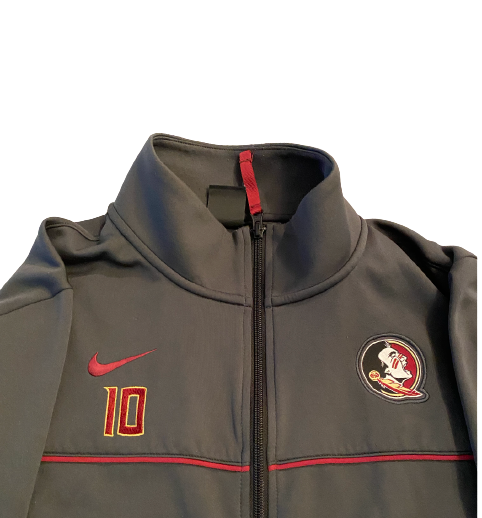 Malik Osborne Florida State Basketball Team Exclusive Jacket with Number Sewn In (Size LT)