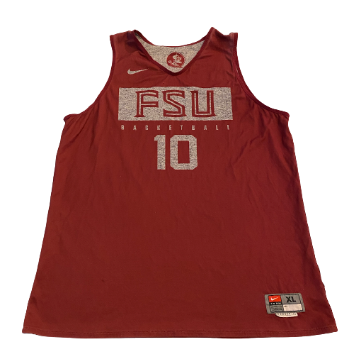 Malik Osborne Florida State Basketball Team Exclusive Reversible Practice Jersey (Size XL)