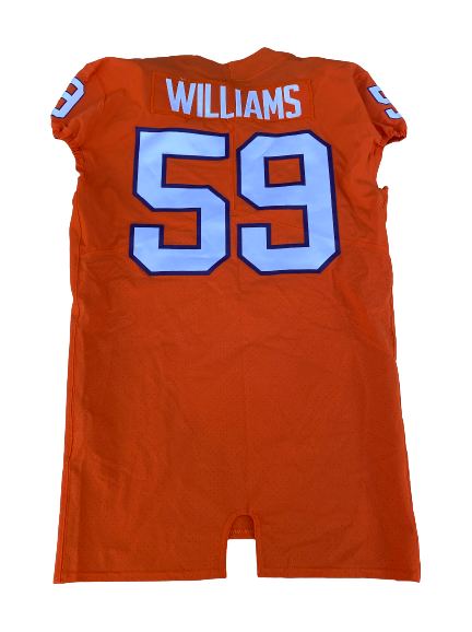 Jordan Williams Clemson Football GAME WORN 2018 Cotton Bowl Jersey 12 The Players Trunk